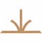 Ekena Millwork Richland Timber Gable Bracket, Western Red Cedar, 60"W x 35"H x 1 1/2"D x 3 1/2"F, 14/12 Pitch GBW060X35X0204RIC00SWR - alternate 1